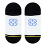 Sun Logo No Show Socks - Blue