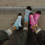 Sun Logo Socks - Pink