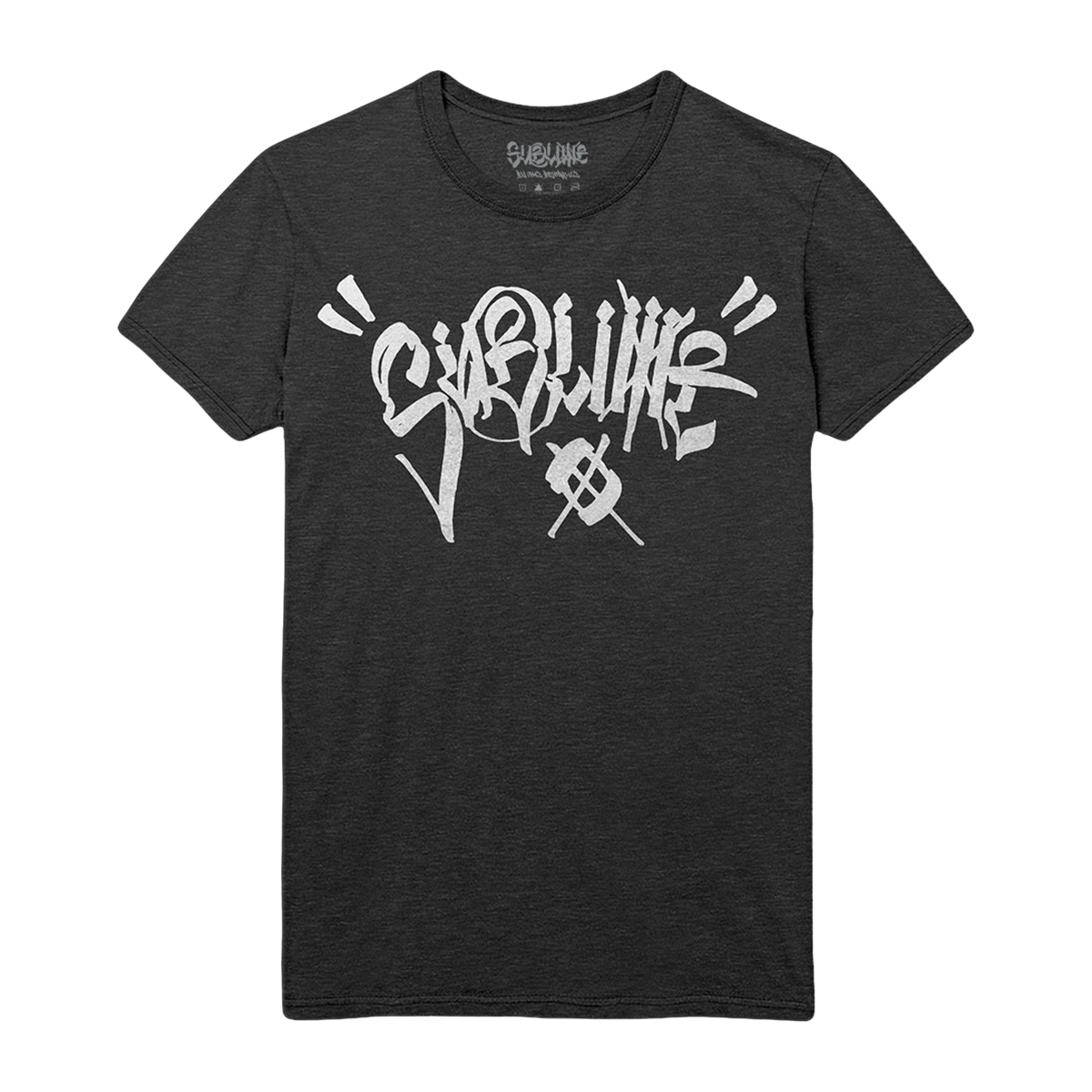 Sublime x Chaz Script T-Shirt - Charcoal Heather Sublime x Chaz Script T-Shirt - Charcoal Heather