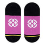 Sun Logo No Show Socks - Pink