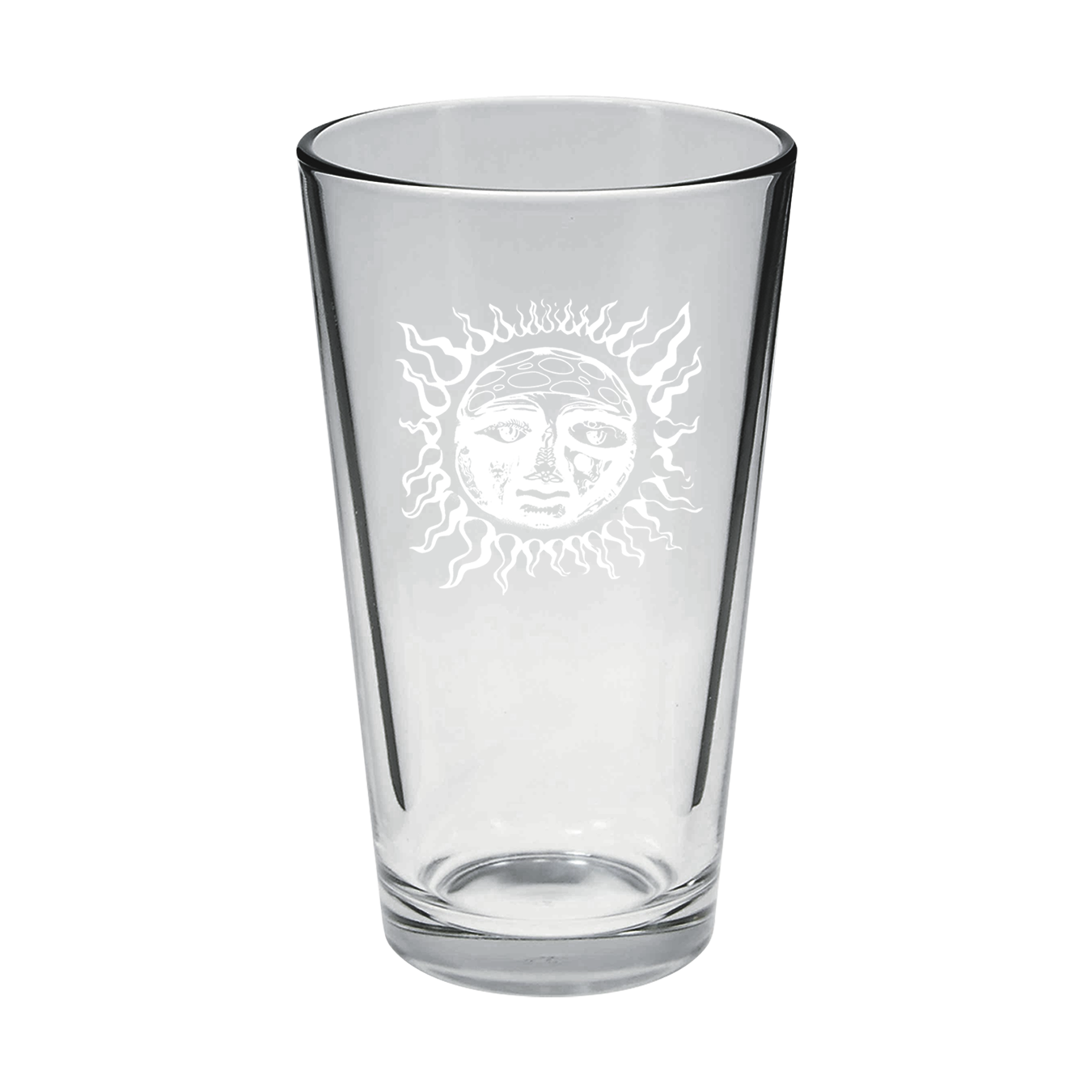 Sublime Etched Pint Glass