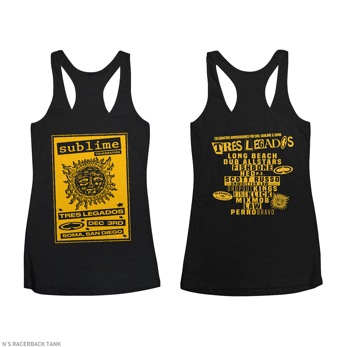 Tres Legados Womens Racerback Tank