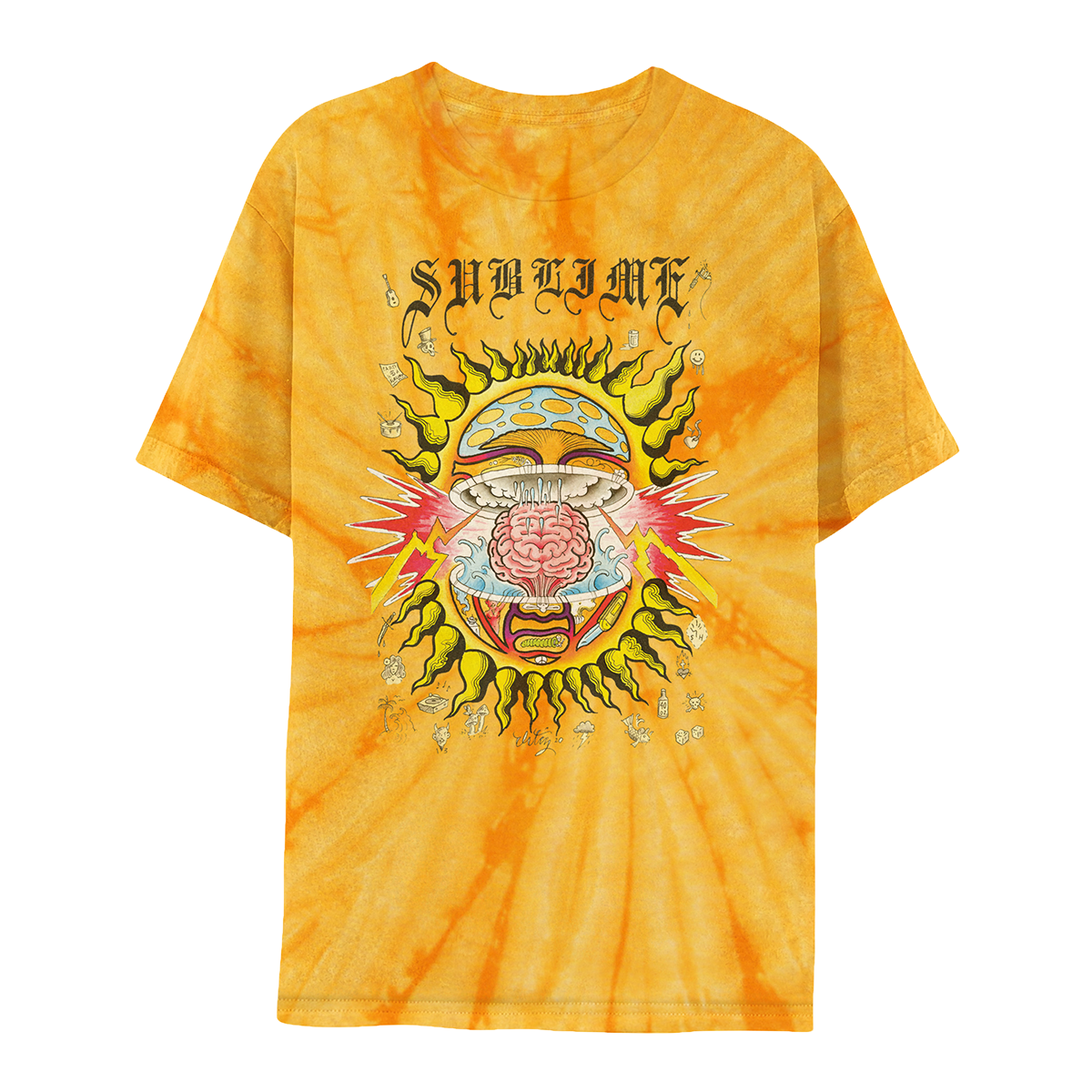 Sublime yellow best sale shirt