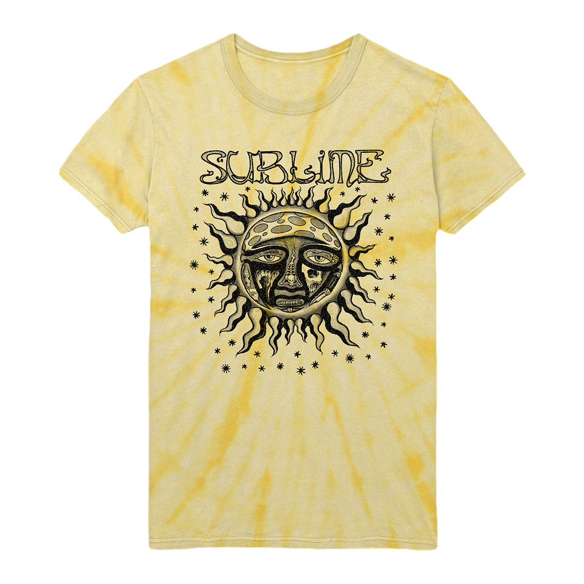 Yellow Tie-Dye Sun Tee – Sublime