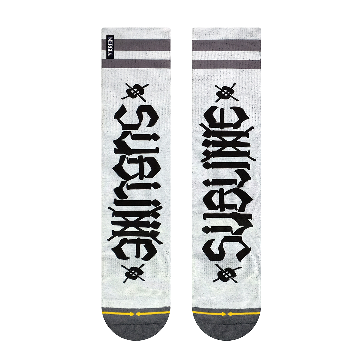 Sublime x Chaz Socks - White / Black