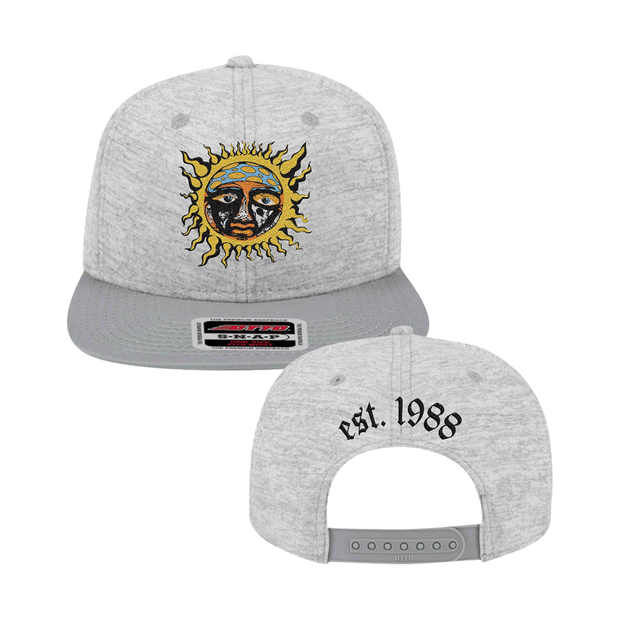 Sublime Sun Heather Grey Flat Brim Hat