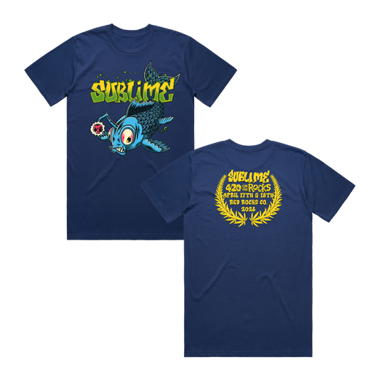 Red Rocks 2026 Navy Tee