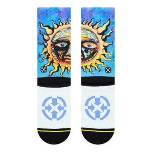 Sun Logo Socks - Blue