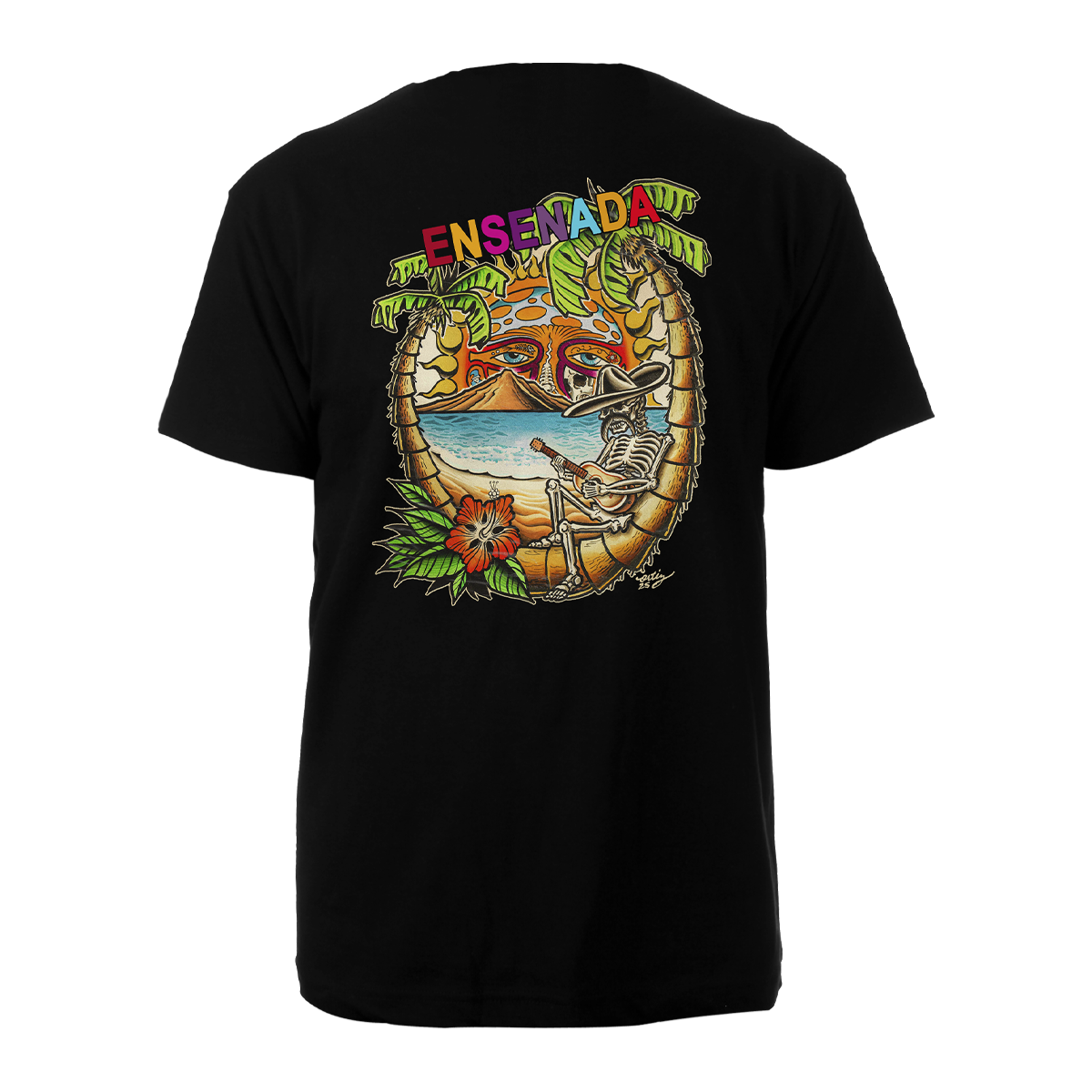 Ensenada Crest T-Shirt - Black