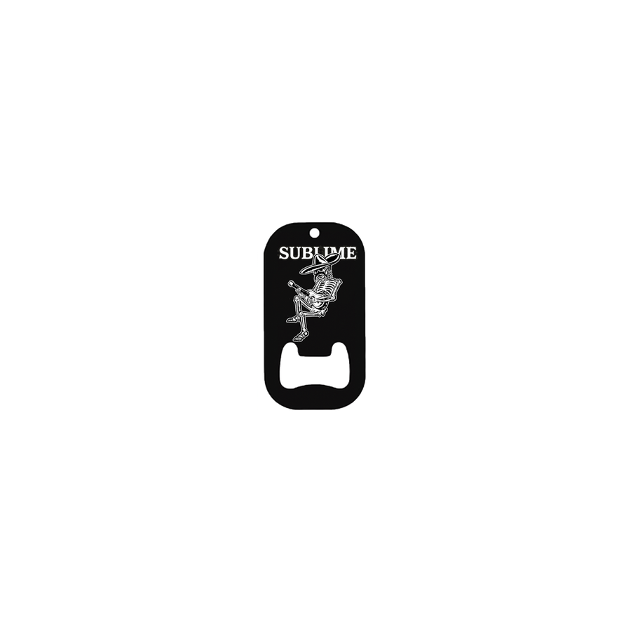 Ensenada Skeleton Bottle Opener - Black