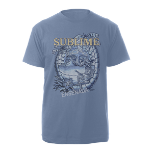 Ensenada Crest T-Shirt - Light Blue