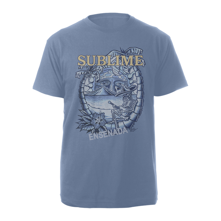 Ensenada Crest T-shirt - Light Blue