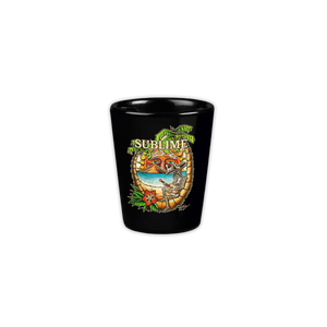 Ensenada Crest Shot Glass - Black