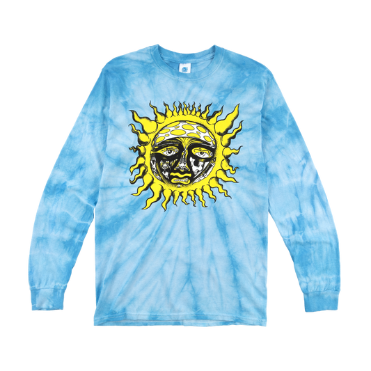 Blue Tie-Dye Sun Longsleeve