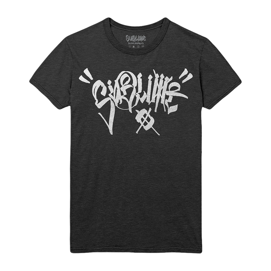 Sublime x Chaz Script T-shirt - Charcoal Heather