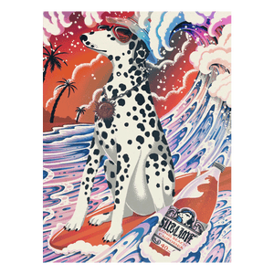 Lou Dog Rainbow Foil Limited Edition Poster