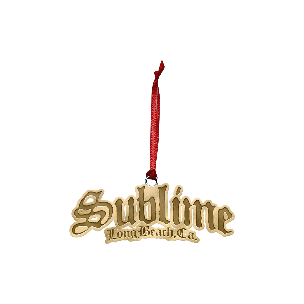 Gold Sublime Logo Ornament