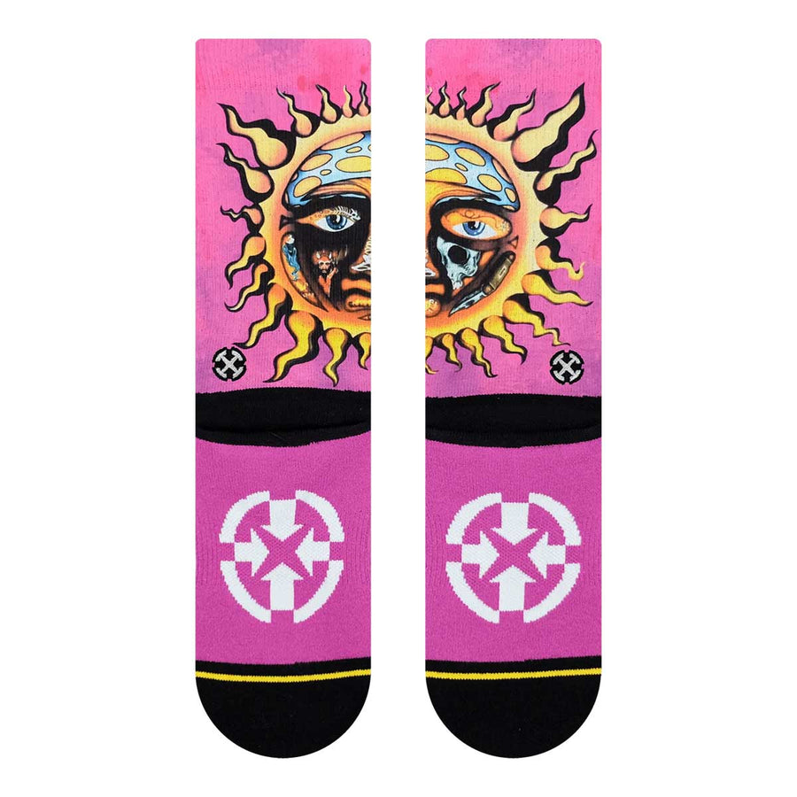 Sun Logo Socks - Pink