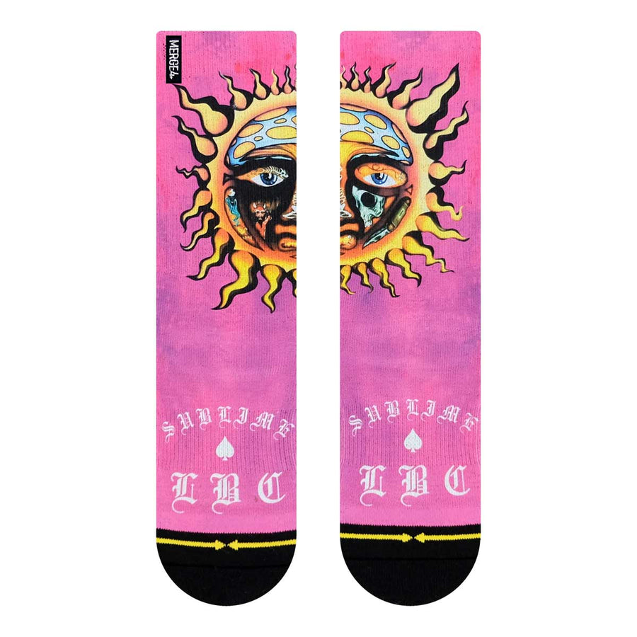 Sun Logo Socks - Pink