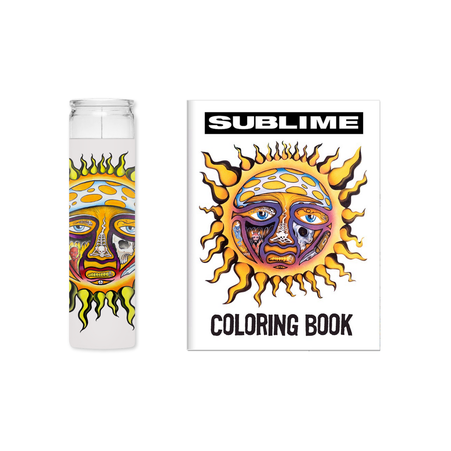 Sublime Candle + Coloring Book