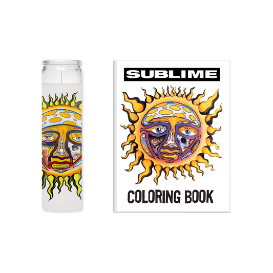 Sublime Candle + Coloring Book