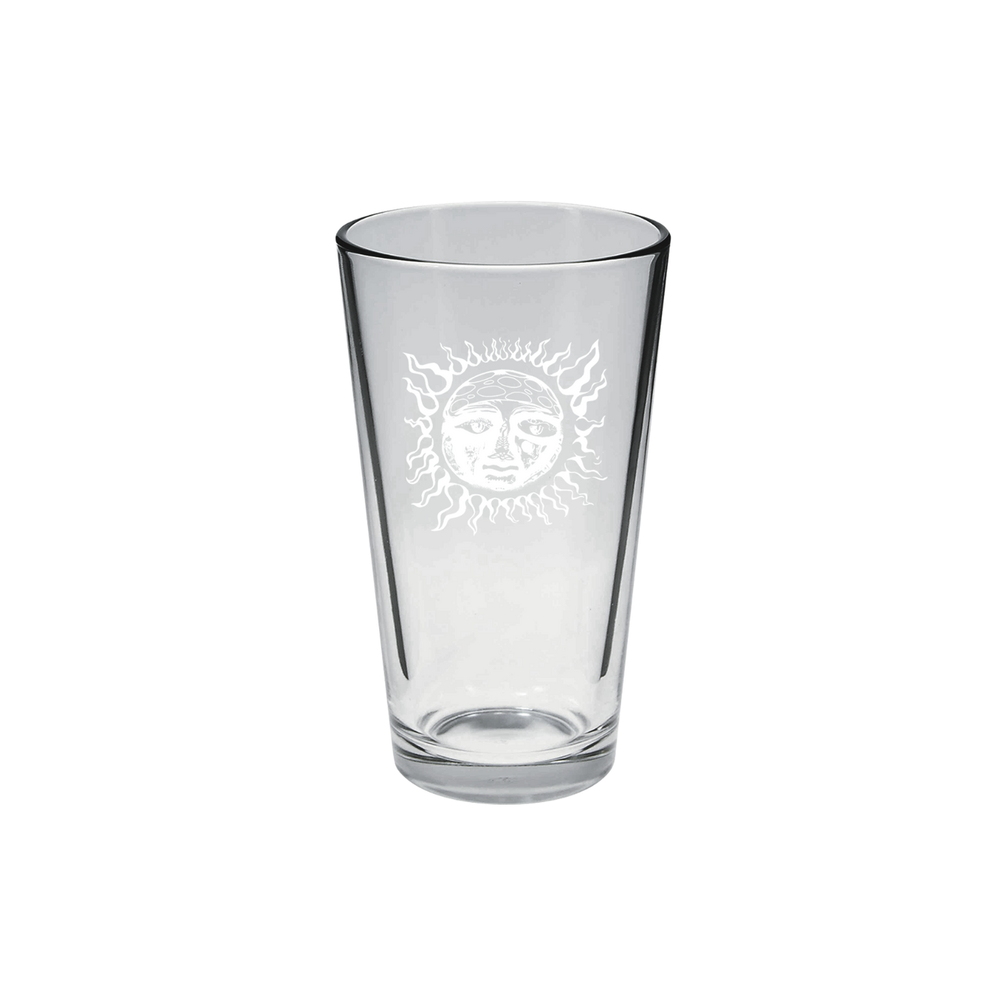 Sublime Etched Pint Glass