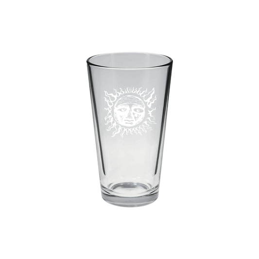 Sublime Etched Pint Glass