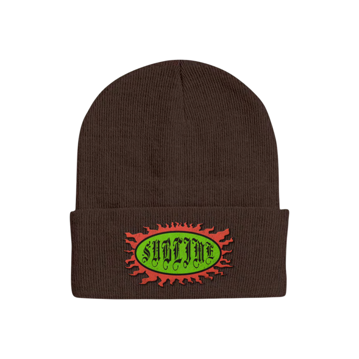 Sublime Logo Sun Brown Beanie
