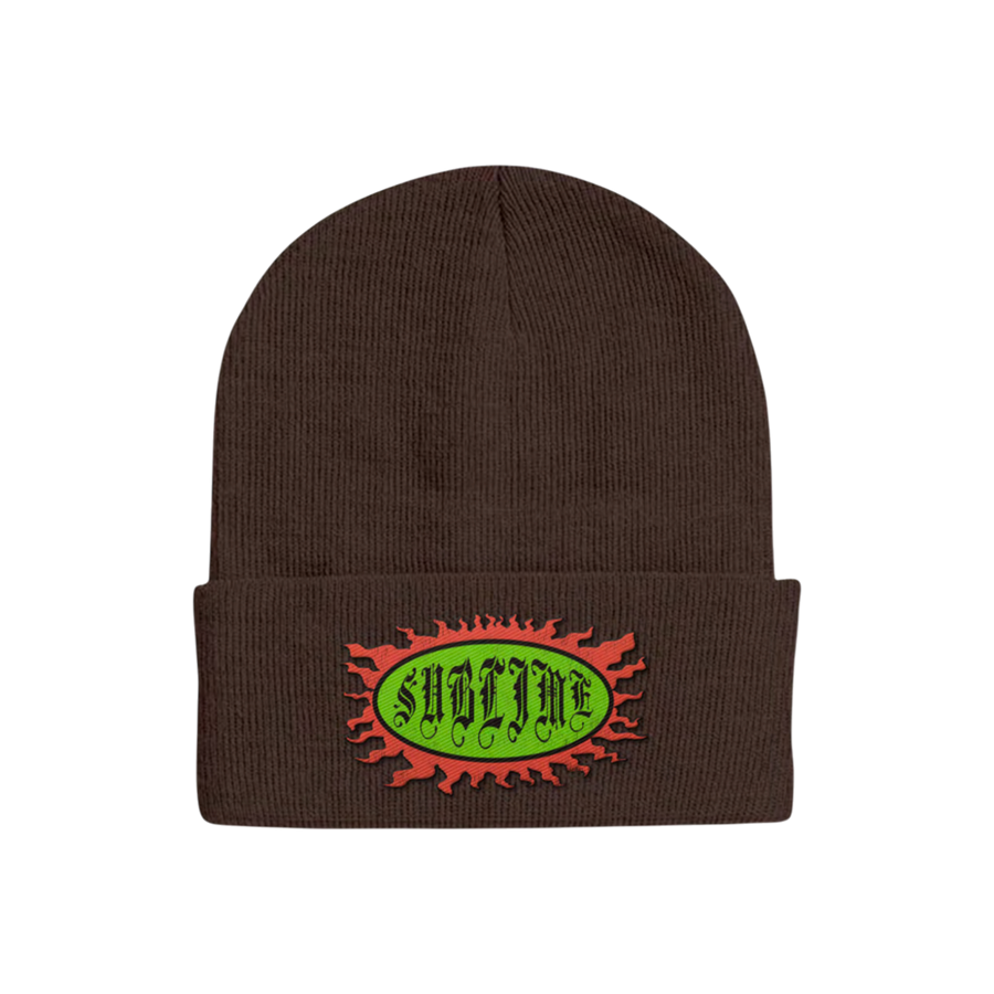 Sublime Logo Sun Brown Beanie