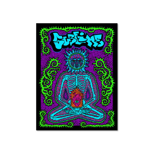 Sublime x Hunter Freese Flocked Blacklight Poster