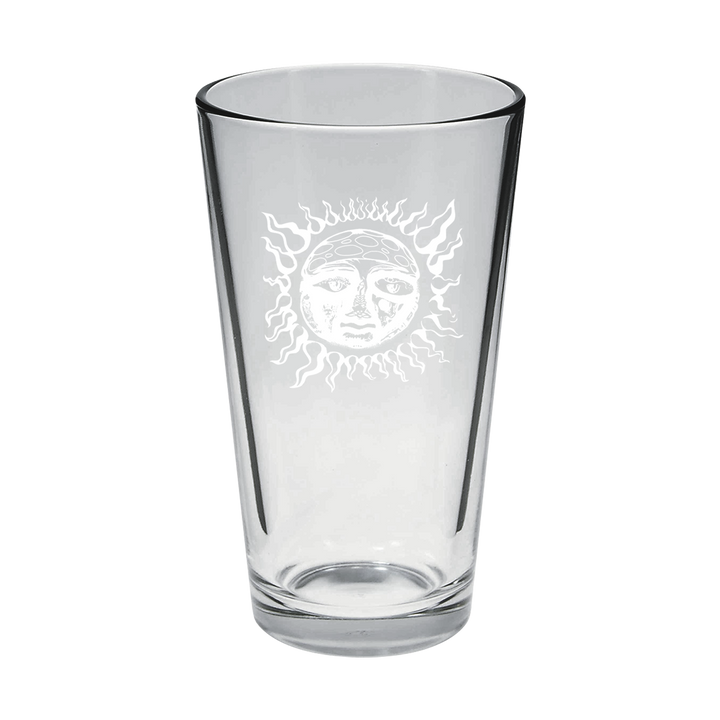 Sublime Etched Pint Glass
