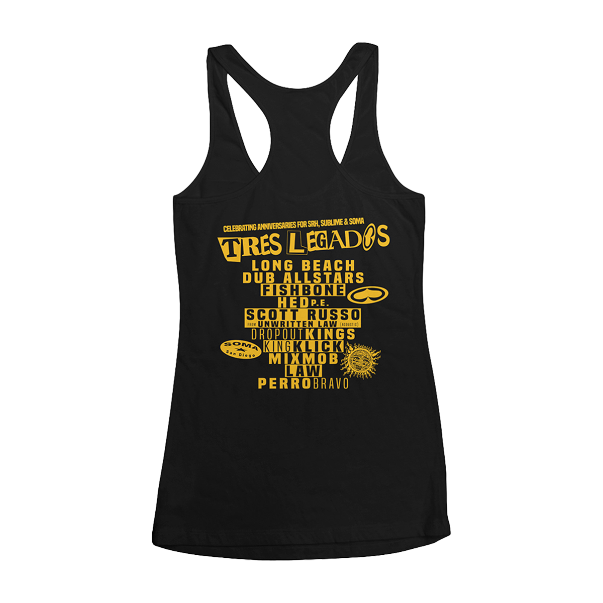 Tres Legados Womens Racerback Tank