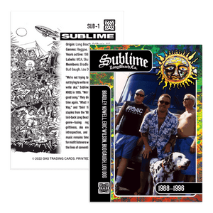 Sublime Limited Edition Magma Foil Trading Cards Bundle