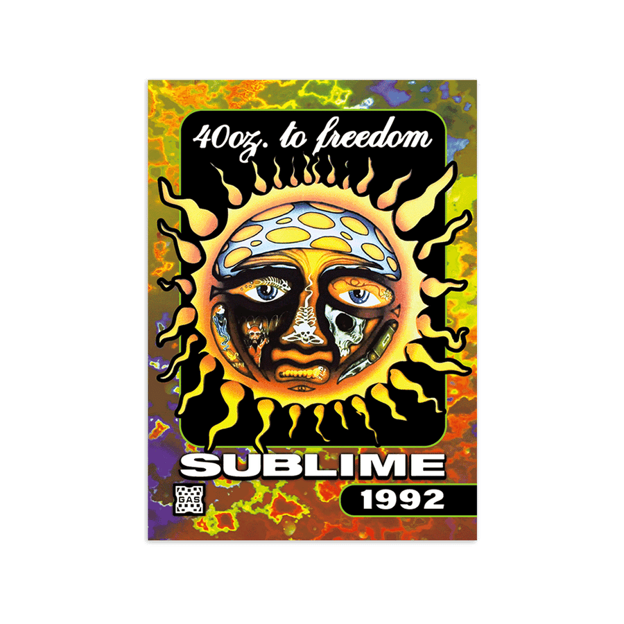 Sublime Limited Edition Magma Foil Trading Card 3 - 40oz. To Freedom