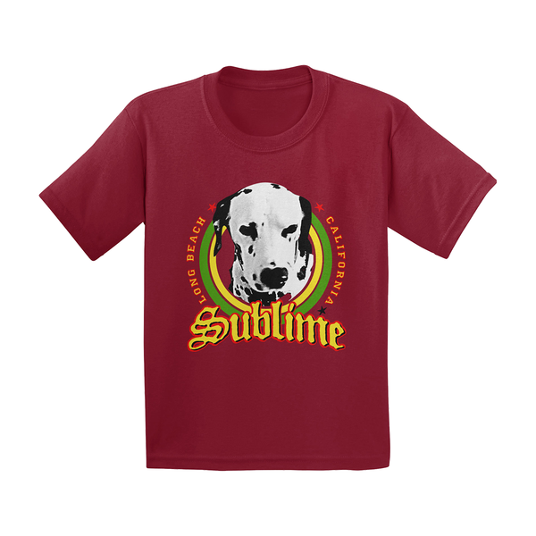 Lou Dog Burgundy Youth Tee – Sublime