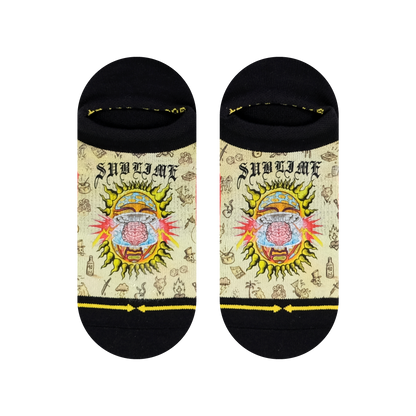 Mind Blown Sun No Show Socks