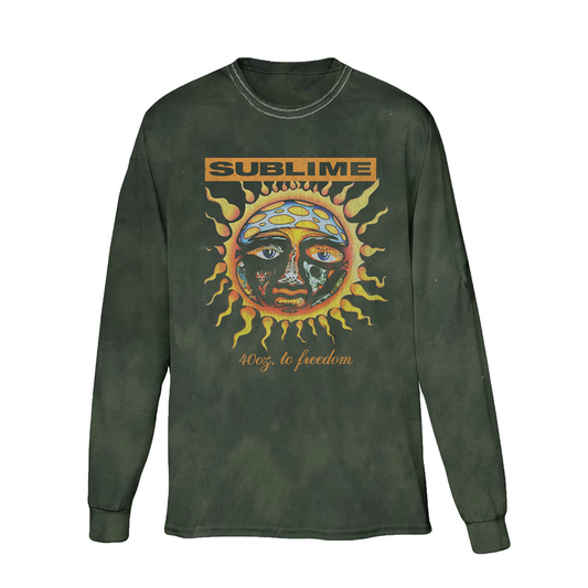 Faded Green Sublime Sun Longsleeve