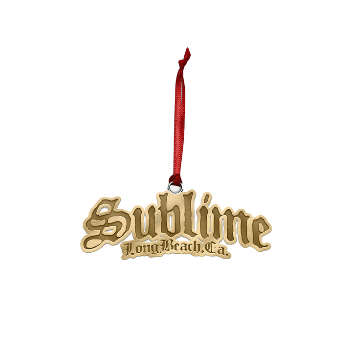 Gold Sublime Logo Ornament