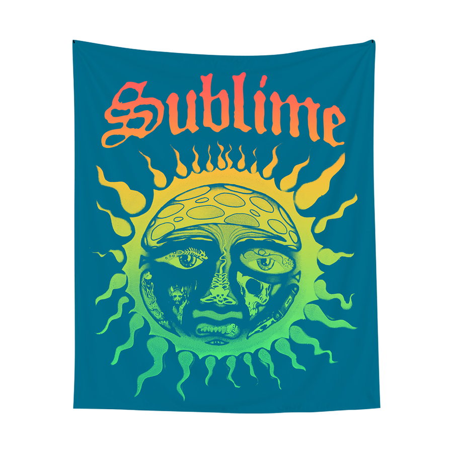 Sublime Sun Teal Tapestry