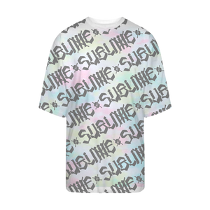 Sublime x Chaz Allover Print T-shirt Dress - Pastel Tie Dye