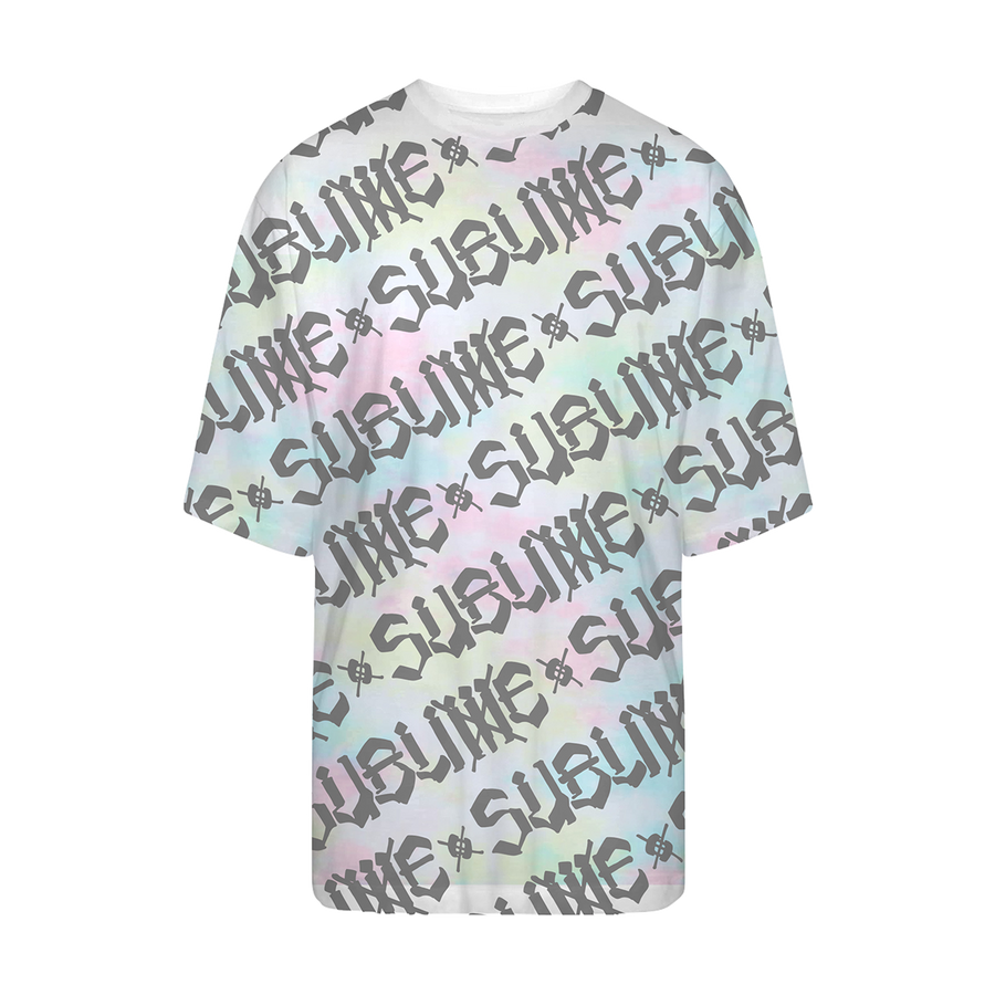 Sublime x Chaz Allover Print T-shirt Dress - Pastel Tie Dye