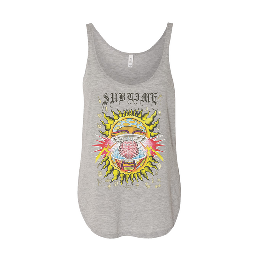 Mind Blown Women's Gray Tank